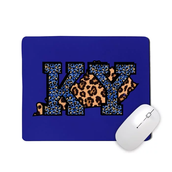 Kentucky Leopard Print Ky Pride Kentucky Cute State Gift Mousepad