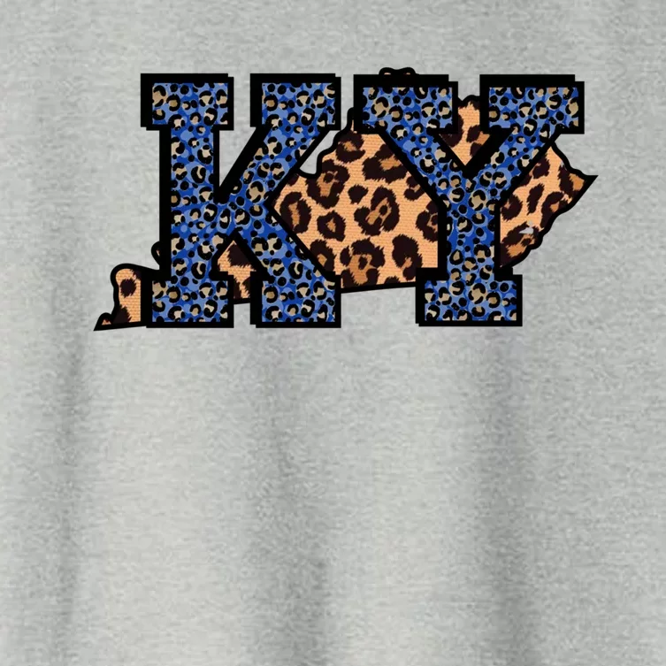 Kentucky Leopard Print Ky Pride Kentucky Cute State Gift Women's Crop Top Tee