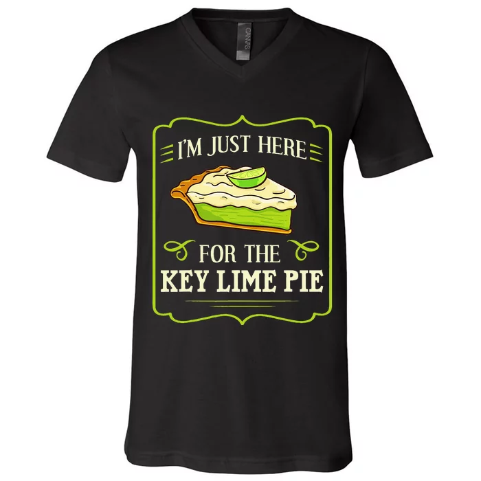 Key Lime Pie Recipe West Florida V-Neck T-Shirt