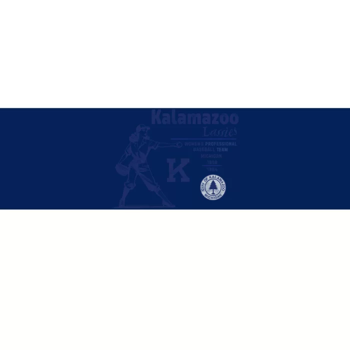 Kalamazoo Lassies Professional Women Baseball Team Bumper Sticker