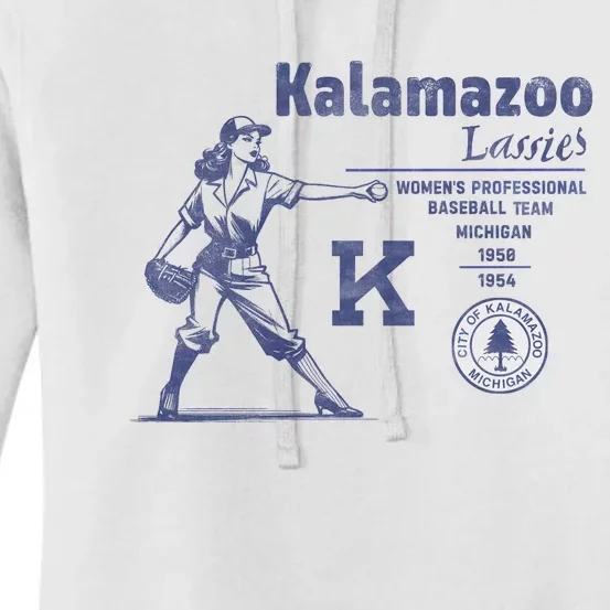 Kalamazoo Lassies Professional Women Baseball Team Women's Pullover Hoodie