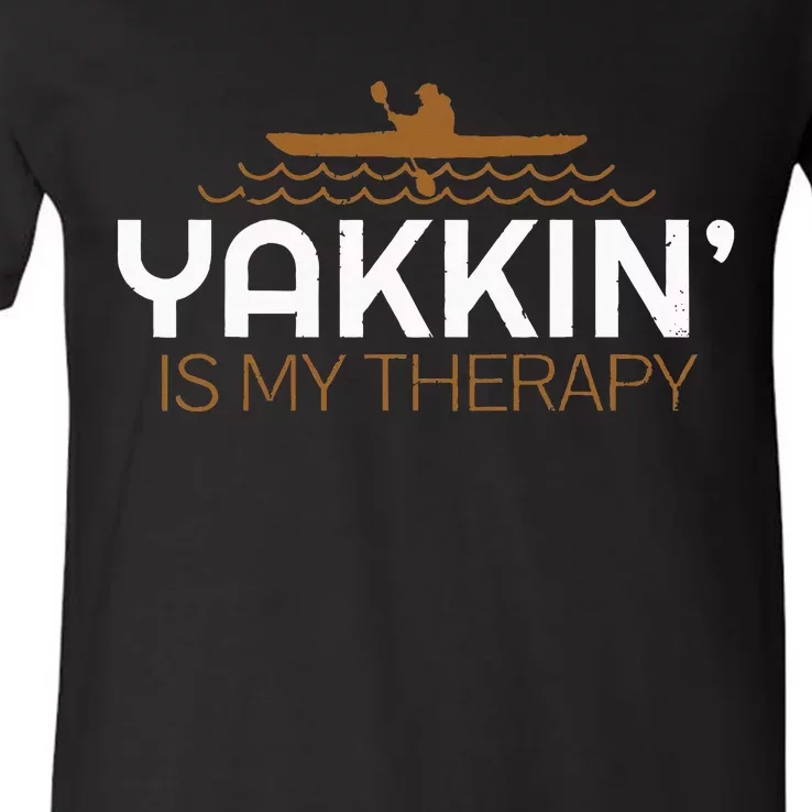 Kayak Lover Quote Gift Kayaking Accessories Equipment Gear V-Neck T-Shirt