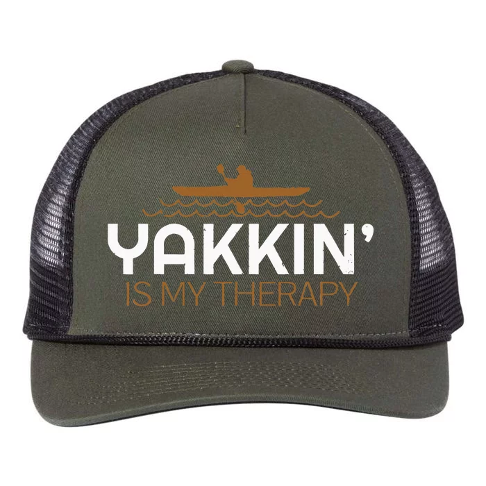 Kayak Lover Quote Gift Kayaking Accessories Equipment Gear Retro Rope Trucker Hat Cap