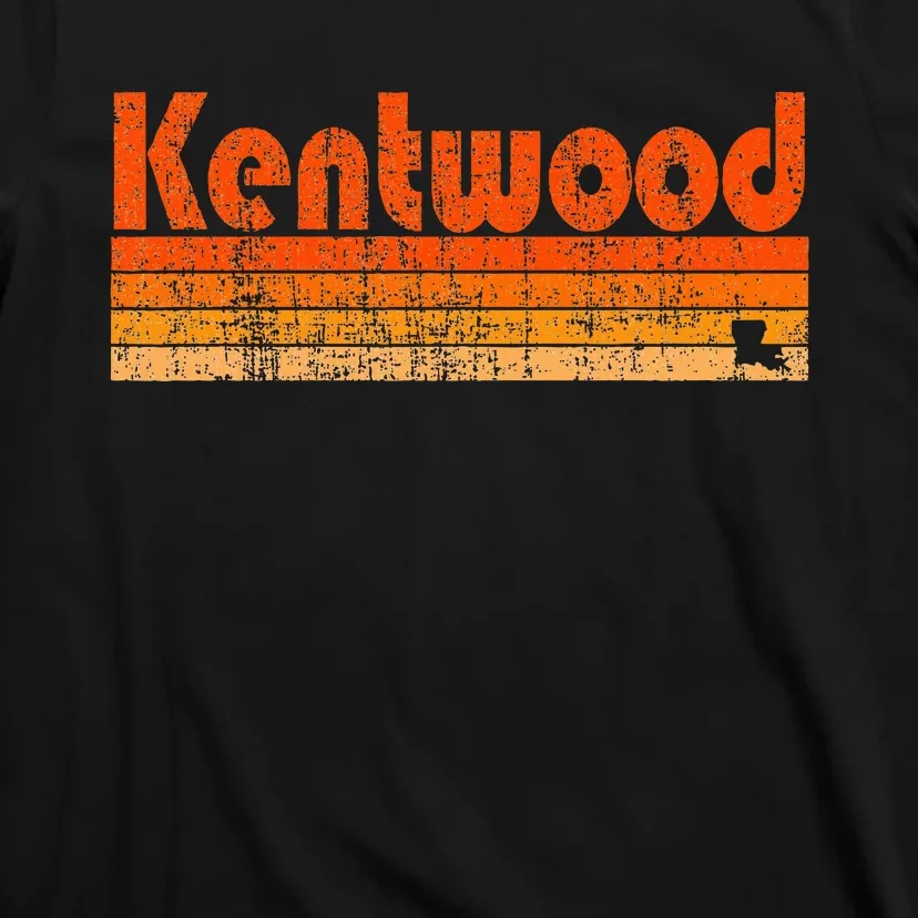 Kentwood Louisiana Retro 80s Style T-Shirt