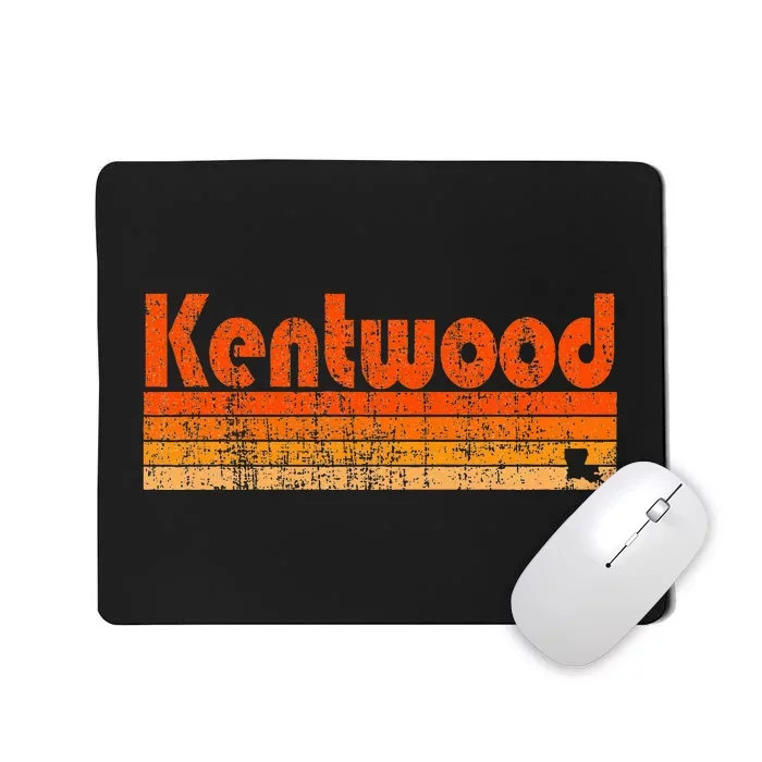 Kentwood Louisiana Retro 80s Style Mousepad