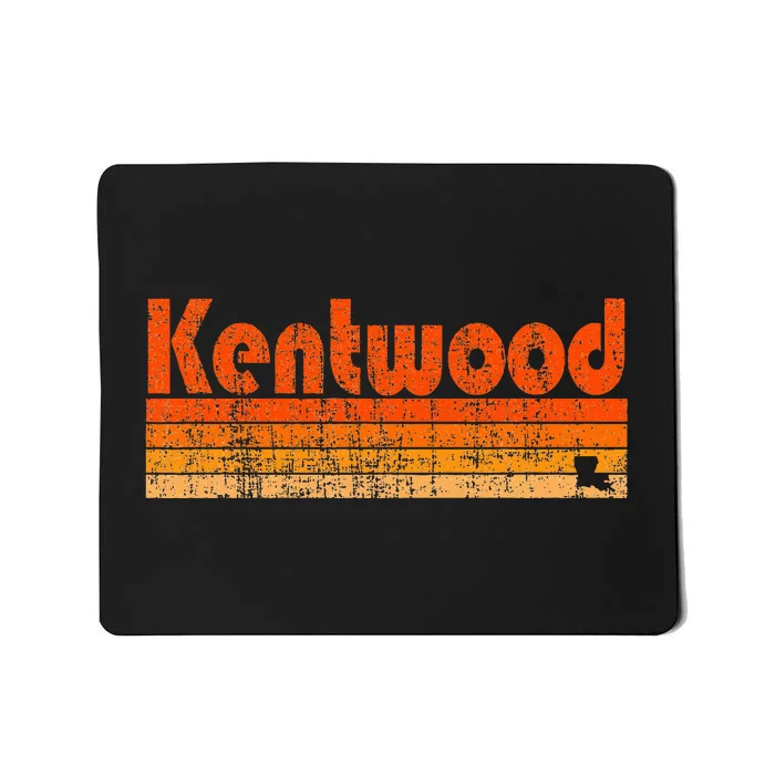 Kentwood Louisiana Retro 80s Style Mousepad