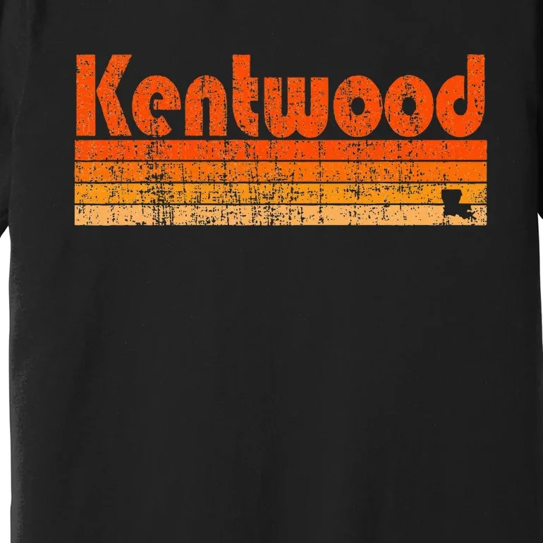 Kentwood Louisiana Retro 80s Style Premium T-Shirt