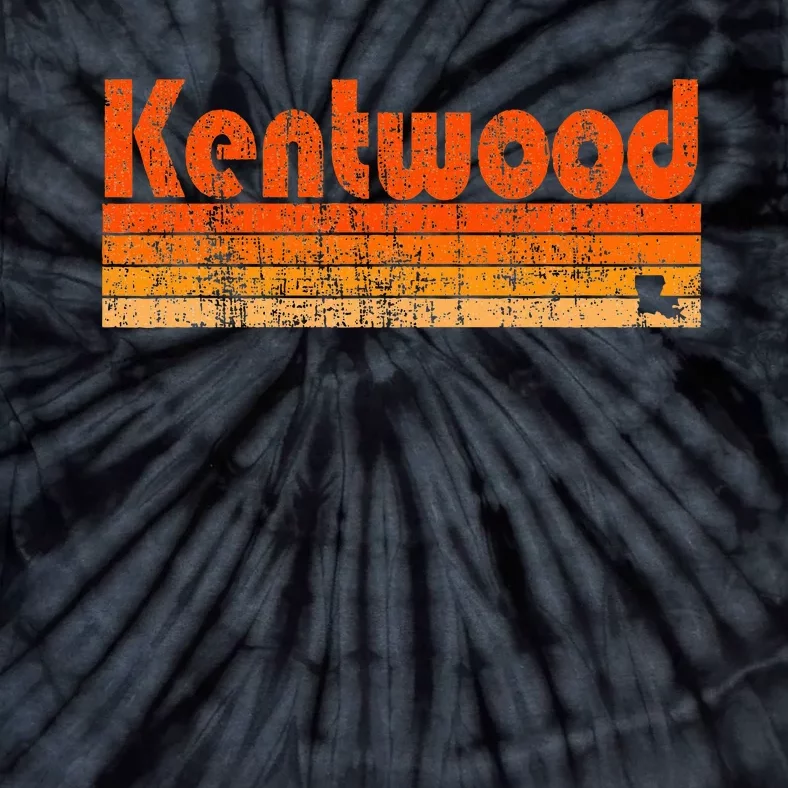 Kentwood Louisiana Retro 80s Style Tie-Dye T-Shirt