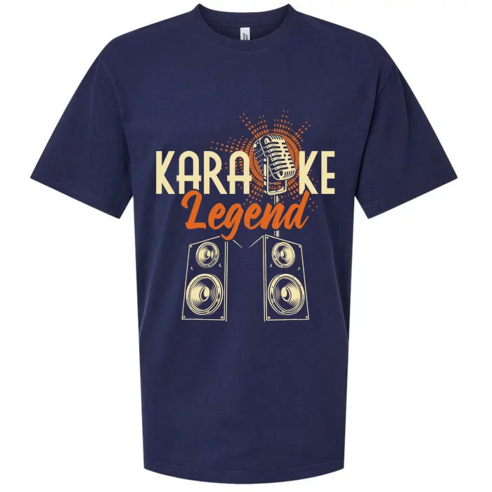 Karaoke Legend - Sing Music Bar Singer Singing Music Lover Sueded Cloud Jersey T-Shirt