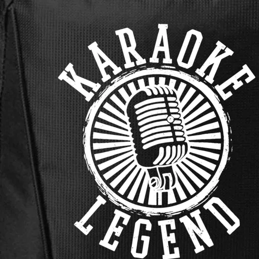 Karaoke Legend Singing Microphone Party Singer Gift City Backpack