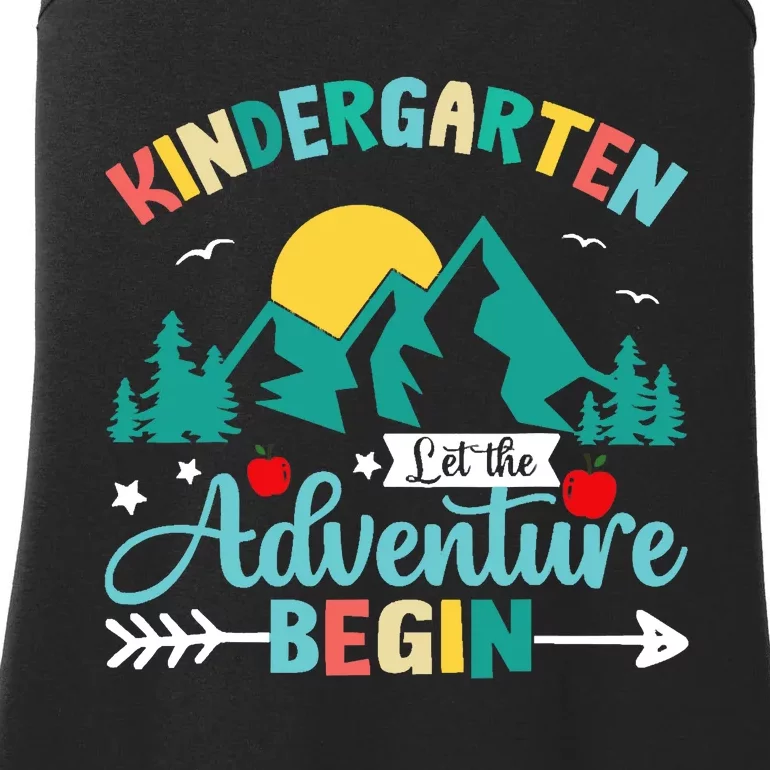 Kindergarten Let The Adventure Begin Back To School Costume Ladies Essential Tank