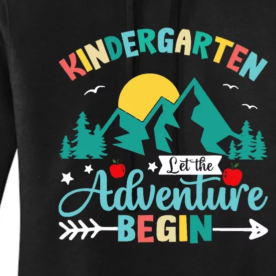 Kindergarten Let The Adventure Begin Back To School Costume Women's Pullover Hoodie