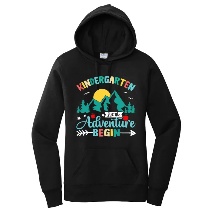 Kindergarten Let The Adventure Begin Back To School Costume Women's Pullover Hoodie