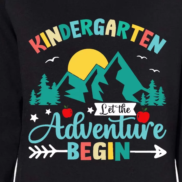 Kindergarten Let The Adventure Begin Back To School Costume Womens California Wash Sweatshirt