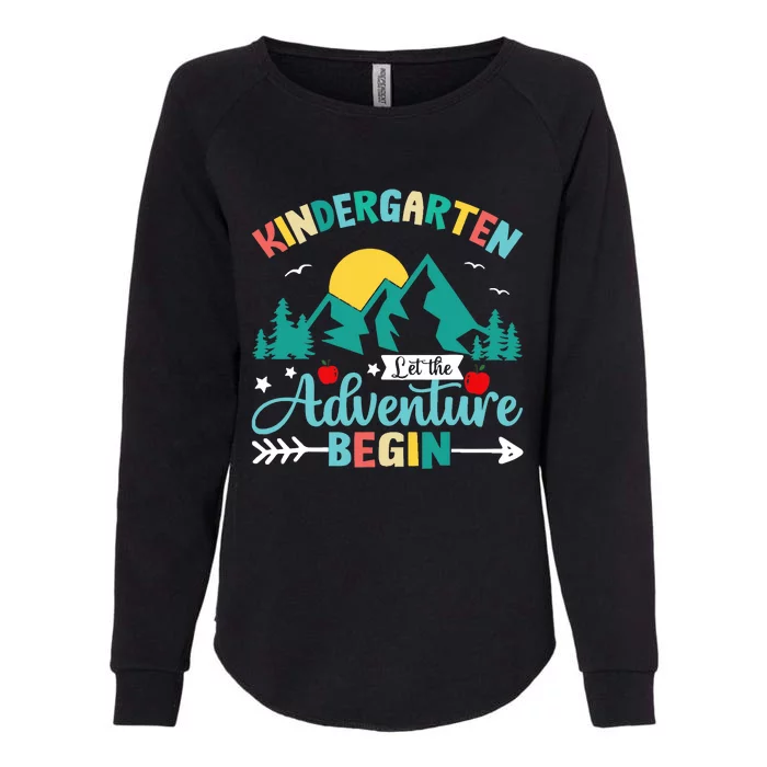 Kindergarten Let The Adventure Begin Back To School Costume Womens California Wash Sweatshirt