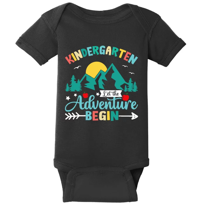 Kindergarten Let The Adventure Begin Back To School Costume Baby Bodysuit