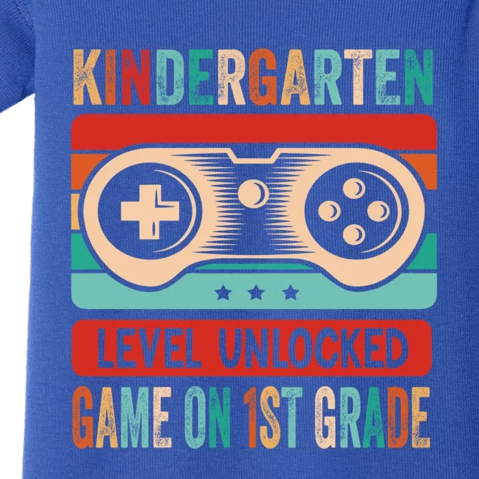 Kindergarten Level Unlocked Game On 1St Grade Video Gamer Meaningful Gift Baby Bodysuit