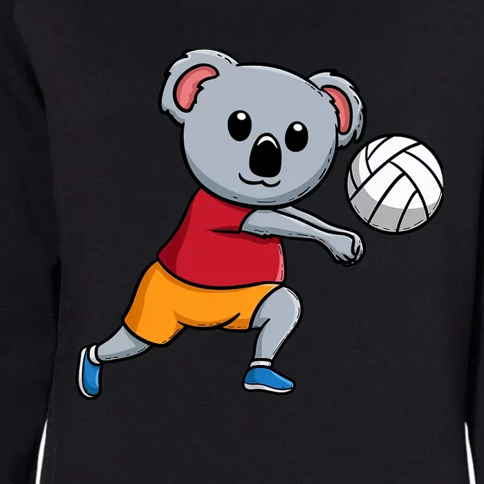 Koala Lover Volleyball Coach Spike Serve Team Sport Premium Womens California Wash Sweatshirt