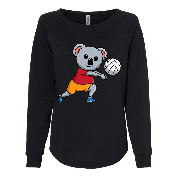 Koala Lover Volleyball Coach Spike Serve Team Sport Premium Womens California Wash Sweatshirt