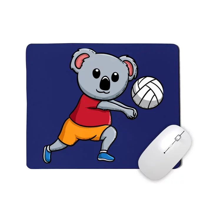 Koala Lover Volleyball Coach Spike Serve Team Sport Premium Mousepad