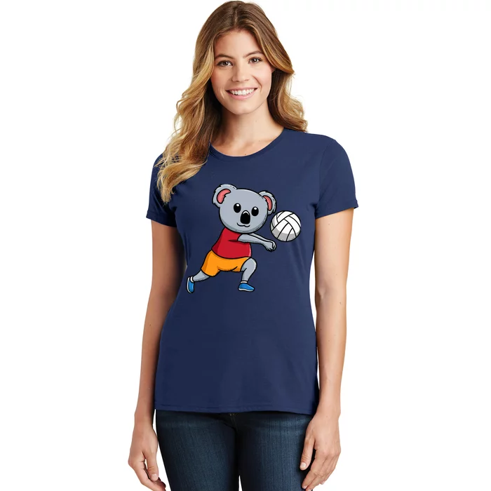 Koala Lover Volleyball Coach Spike Serve Team Sport Premium Women's T-Shirt