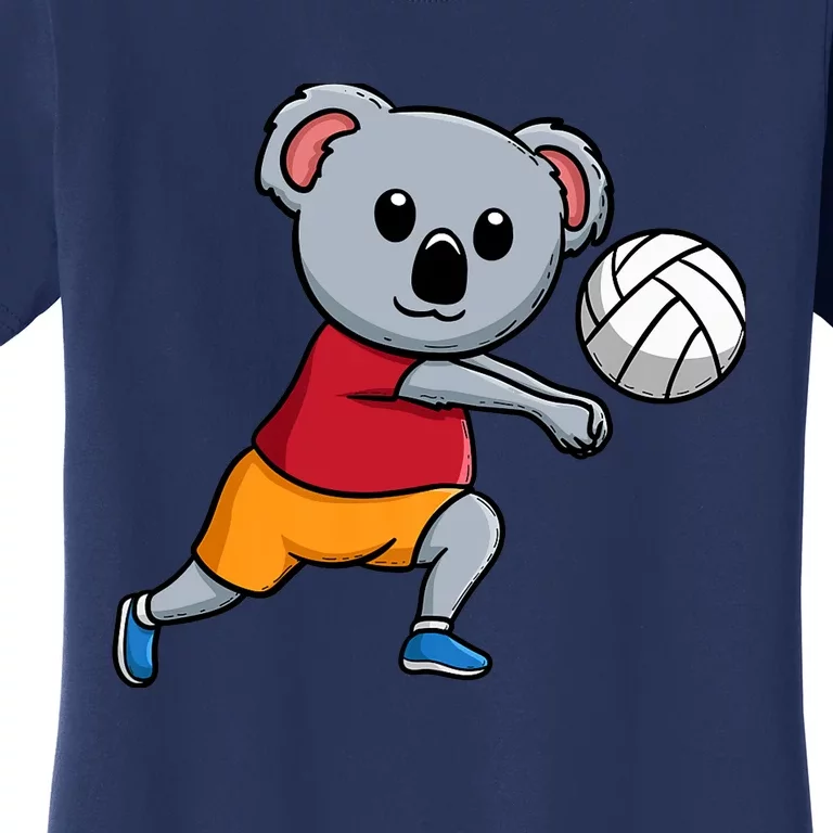 Koala Lover Volleyball Coach Spike Serve Team Sport Premium Women's T-Shirt