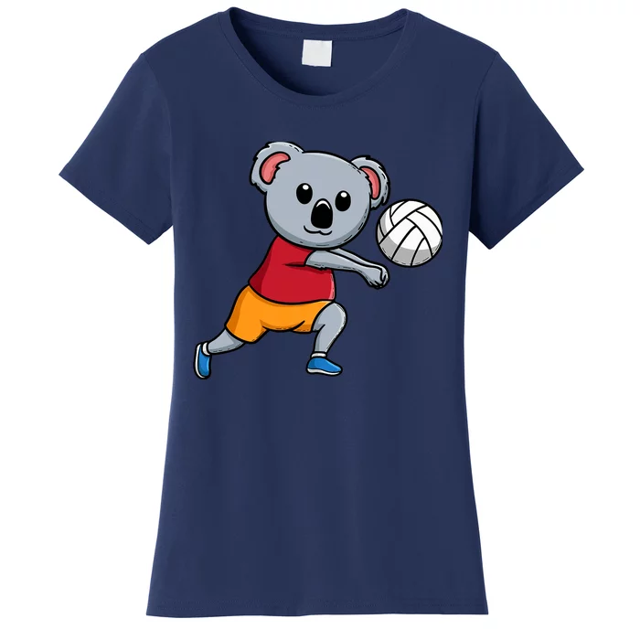 Koala Lover Volleyball Coach Spike Serve Team Sport Premium Women's T-Shirt