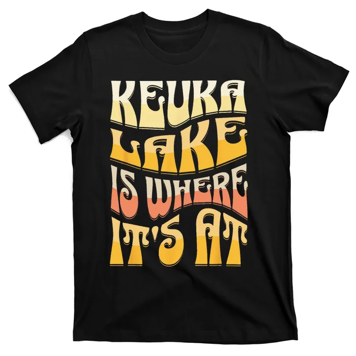 Keuka Lake Vintage Retro T-Shirt