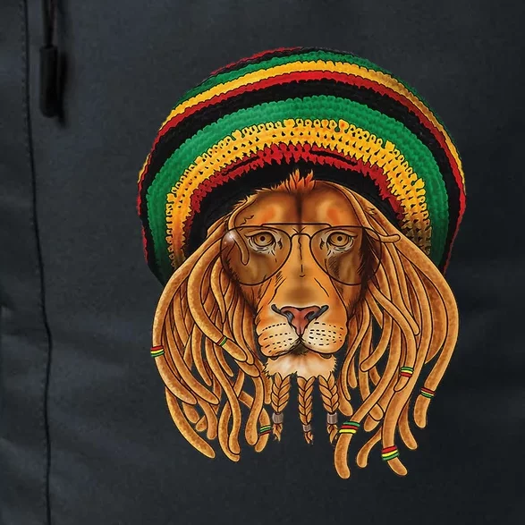 Kwanzaa Lion With Eyeglasses African American Celebration Daily Commute Backpack