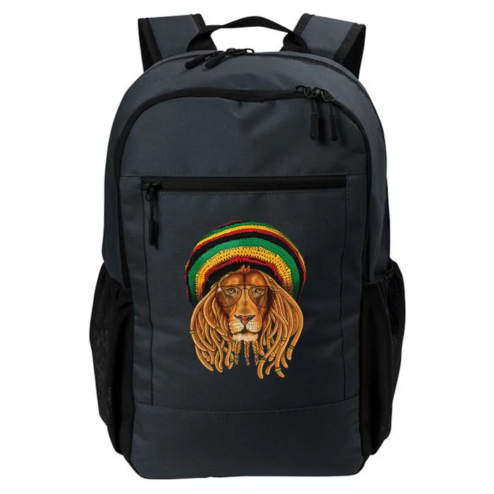 Kwanzaa Lion With Eyeglasses African American Celebration Daily Commute Backpack