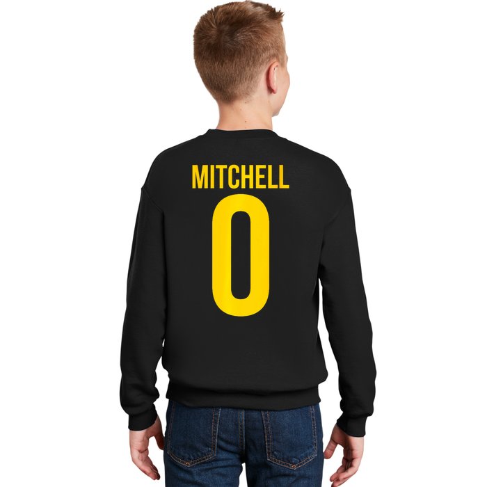 Kelsey Mitchell: 0 Front & Back Name Number Shirsey Ind Front & Back Kids Sweatshirt