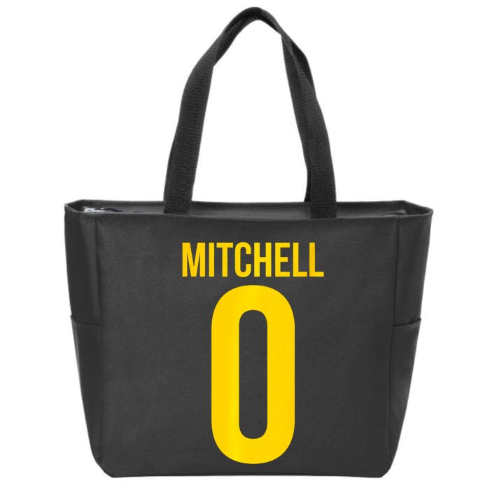 Kelsey Mitchell: 0 Front & Back Name Number Shirsey Ind Front & Back Zip Tote Bag