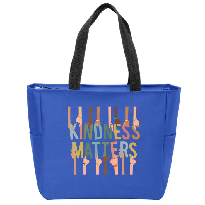 Kindness Matters Antigiftbullying Diversity Inclusion Gift Zip Tote Bag