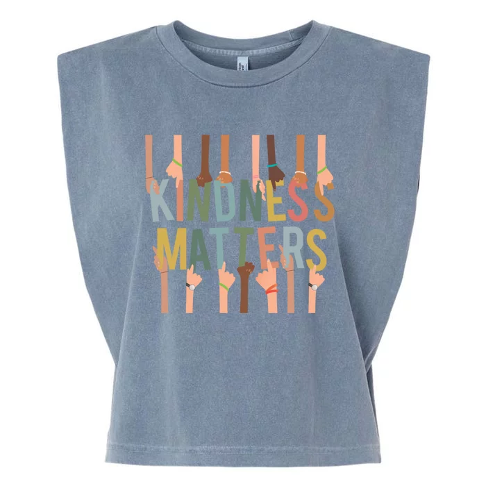 Kindness Matters Antigiftbullying Diversity Inclusion Gift Garment-Dyed Women's Muscle Tee