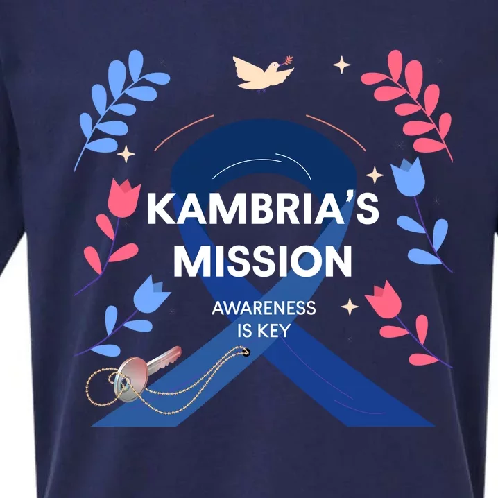 Kambria's Mission Awareness Gear Sueded Cloud Jersey T-Shirt