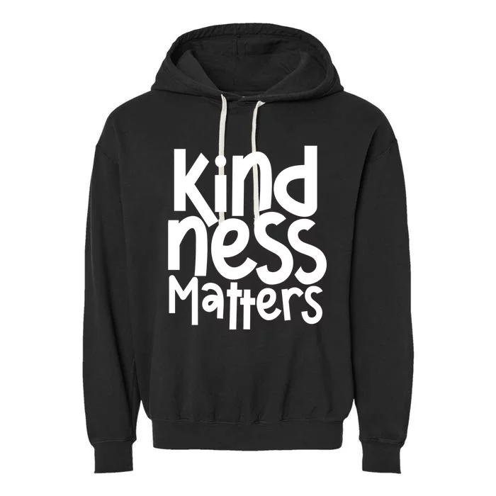 Kindness Matters Anti Bullying Kind Orange Unity Day Gift Garment-Dyed Fleece Hoodie