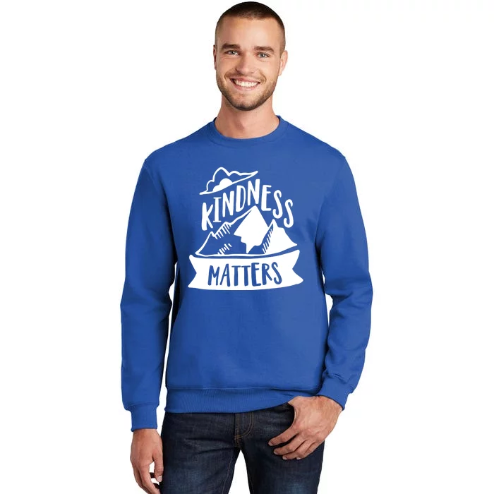 Kindness Matters Anti Bullying Kind Week Unity Day Cool Gift Tall Sweatshirt