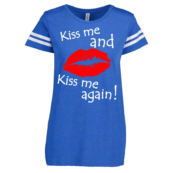 Kiss Me And Kiss Me Again Nadal Funny Kissing Enza Ladies Jersey Football T-Shirt