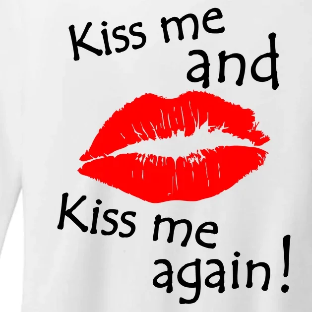 Kiss Me And Kiss Me Again Nadal Funny Kissing Womens CVC Long Sleeve Shirt