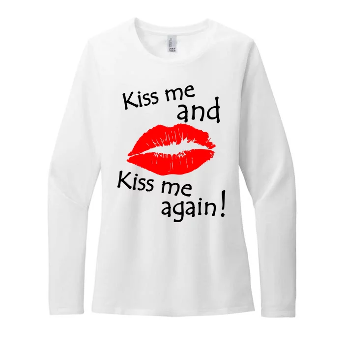 Kiss Me And Kiss Me Again Nadal Funny Kissing Womens CVC Long Sleeve Shirt