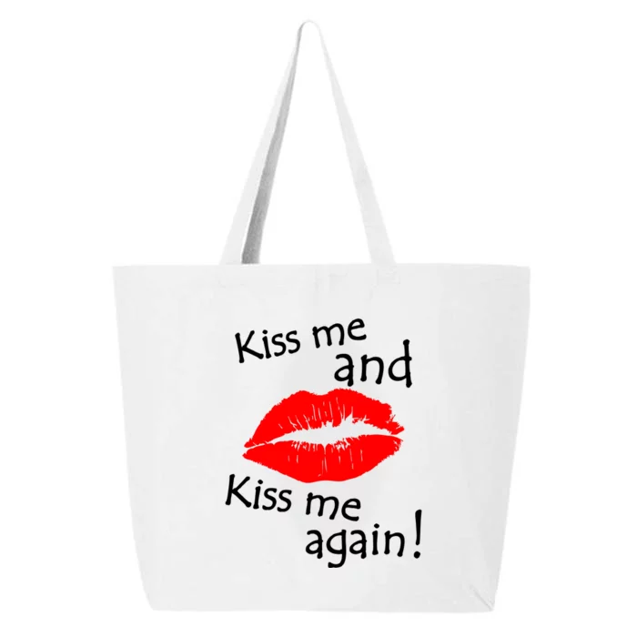 Kiss Me And Kiss Me Again Nadal Funny Kissing 25L Jumbo Tote