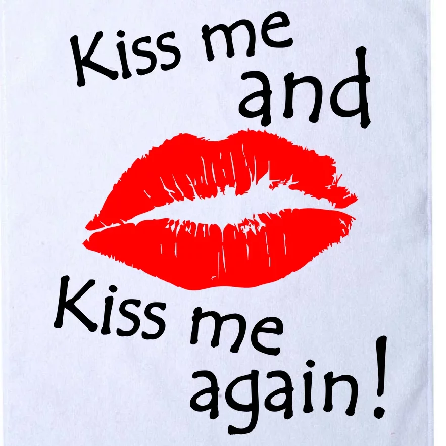 Kiss Me And Kiss Me Again Nadal Funny Kissing Platinum Collection Golf Towel