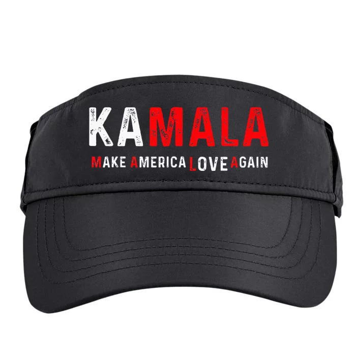 Kamala Make America Love Again Harris 2024 President Adult Drive Performance Visor