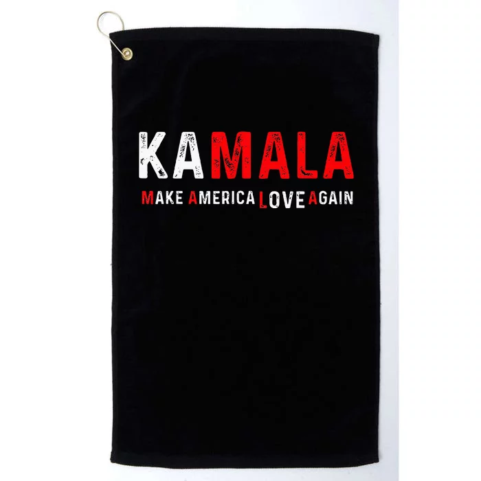 Kamala Make America Love Again Harris 2024 President Platinum Collection Golf Towel