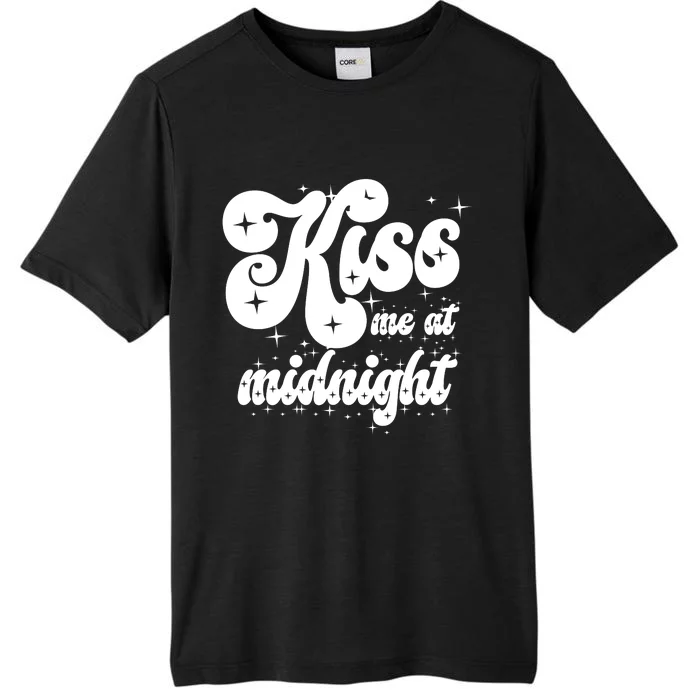 Kiss Me At Midnight Funny Happy New Years Eve ChromaSoft Performance T-Shirt