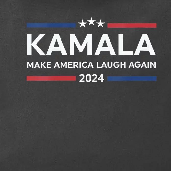 Kamala Make America Laugh Again American Flag 2024 Zip Tote Bag