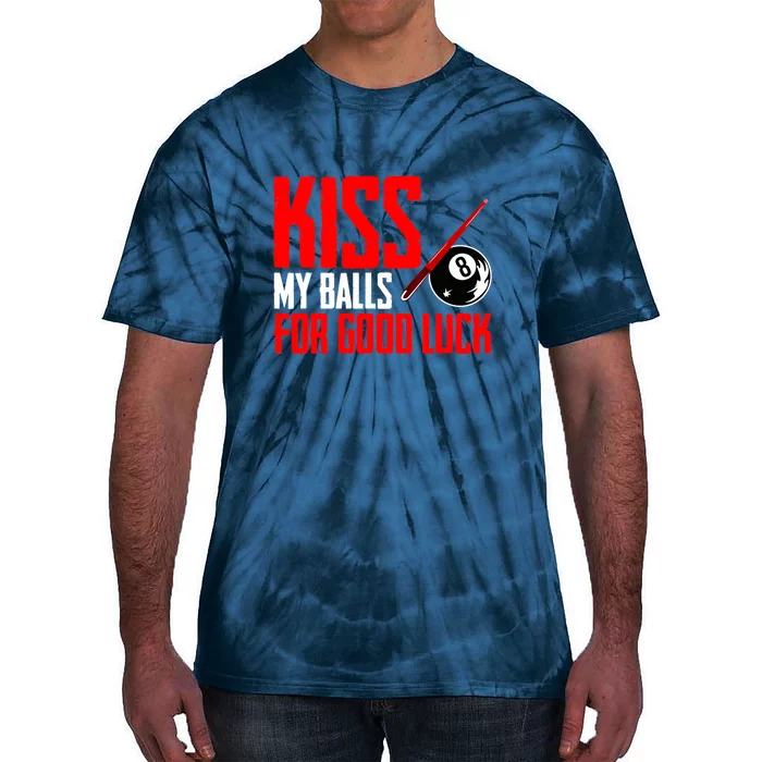 Kis My Ball For Good Luck Pool Player Funny Billard 8ball Gift Tie-Dye T-Shirt