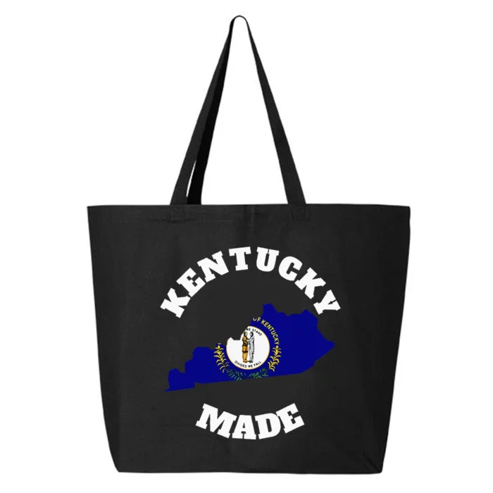 Kentucky Made Blue Kentucky Flag Kentucky State Pride 25L Jumbo Tote