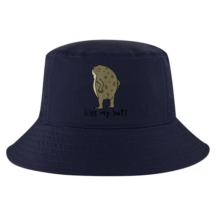 Kisss My Butt Green Frog Cool Comfort Performance Bucket Hat