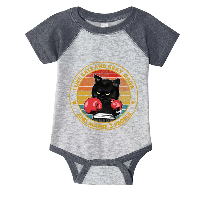 Krav Maga Cat Martial Arts Israel Defense Forces Infant Baby Jersey Bodysuit